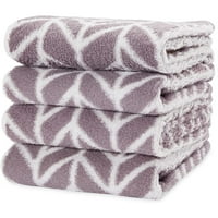 Izo Home Goods Cotton Small Bath Hand Gym Spa Towels 12-Pack Highly Absorbent